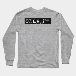 Coexist - GUNS Long Sleeve T-Shirt